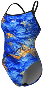 Arena Performance Gold Leaves Challenge Back Blue River Multi/Black Arena Performance Gold Leaves Challenge Back Blue River Multi/Black