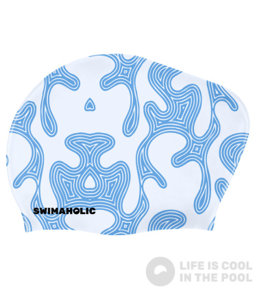 Badekappe für lange Haare Swimaholic Labyrinth Long Hair Cap