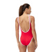 Speedo Solid Scoop 1 Piece Red/White