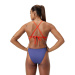 Speedo Womens Solid Tie Back Hapuna Blue