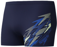 Speedo Medley Logo Aquashort Navy/Yellow