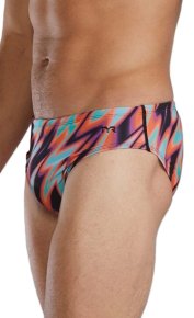 Tyr Durafast Elite Brief Disarray Orange/Multi